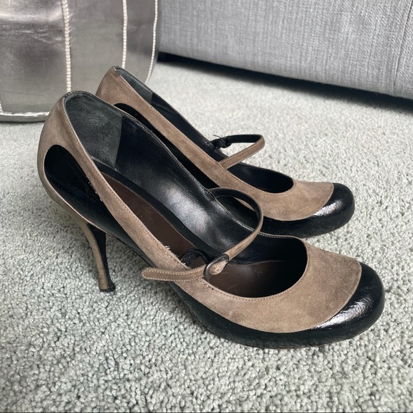 ALEXANDER McQUEEN Suede Mary Jane Low Strap sz40 - Picture 3 of 10